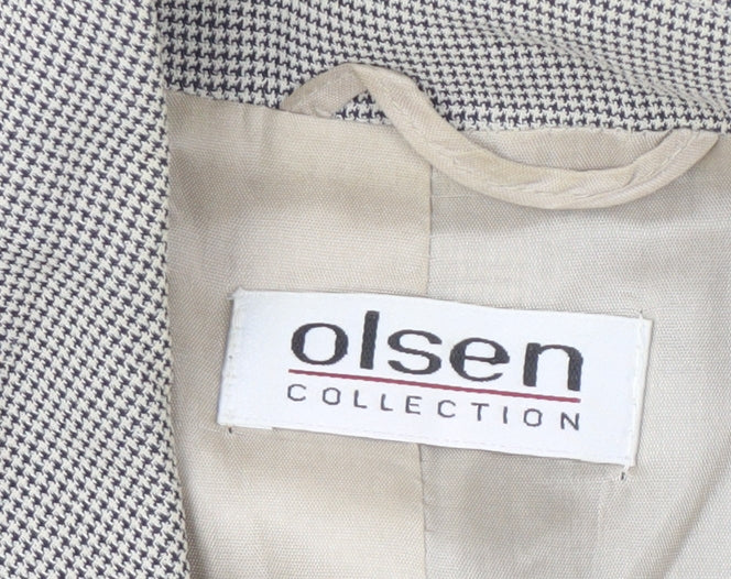 Olsen Collection Women's Grey Blazer Size 10