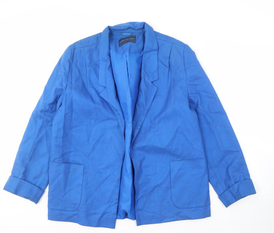 Debenhams Women's Blue Blazer Size 14 Regular Fit