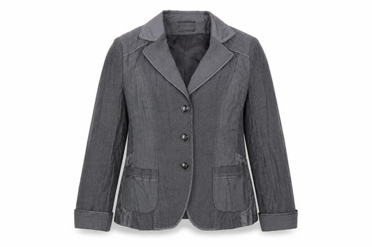 Frank Walder Women's Grey Blazer Size 12 Business Wear