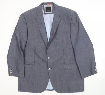Digel Men's Blue Check Blazer Jacket 56