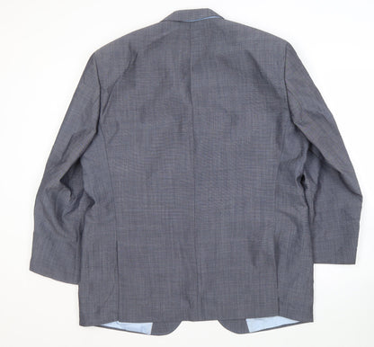 Digel Men's Blue Check Blazer Jacket 56