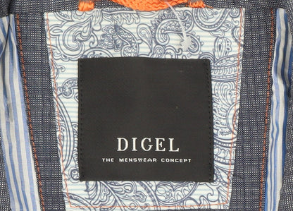 Digel Men's Blue Check Blazer Jacket 56