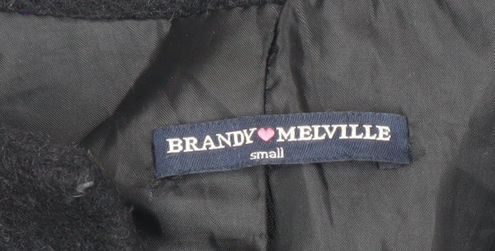 Brandy Melville Women's Black Long Coat Size S