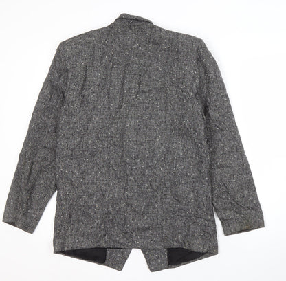 Michelle Stuart Women's Black Flecked Blazer Size 8