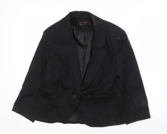Womens UK Size  New Look Black Basic Jacket