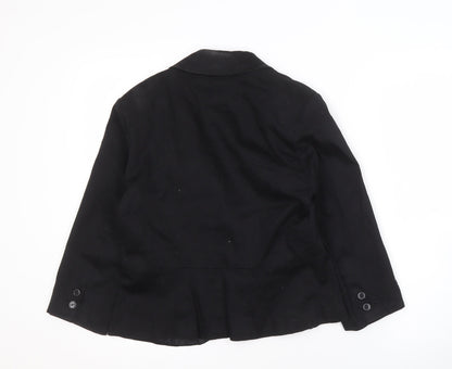 Womens UK Size  New Look Black Basic Jacket
