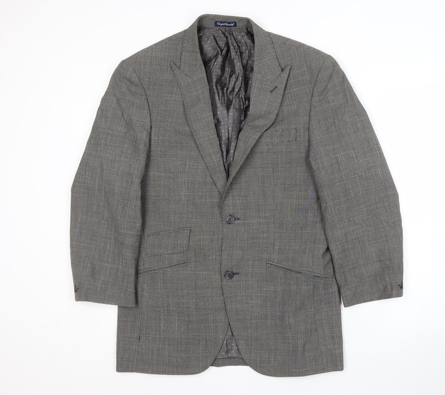 Mens UK Size 38 English Laundry Regular Grey Suit Jacket