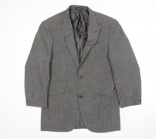 Mens UK Size 38 English Laundry Regular Grey Suit Jacket