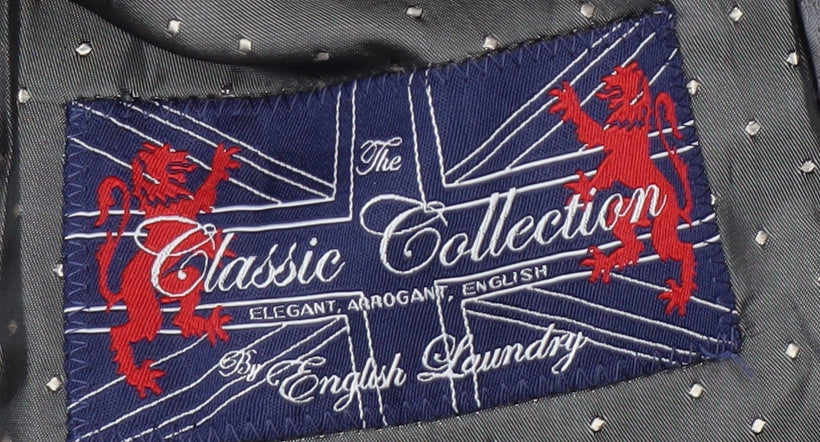 Mens UK Size 38 English Laundry Regular Grey Suit Jacket