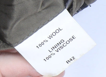 Austin Reed Men's Green Check Blazer, Size 42