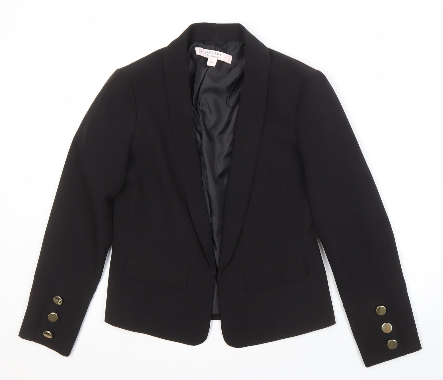 Miss Selfridge Black Women’s Blazer UK 6 Petites