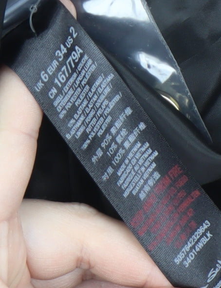 Miss Selfridge Black Women’s Blazer UK 6 Petites