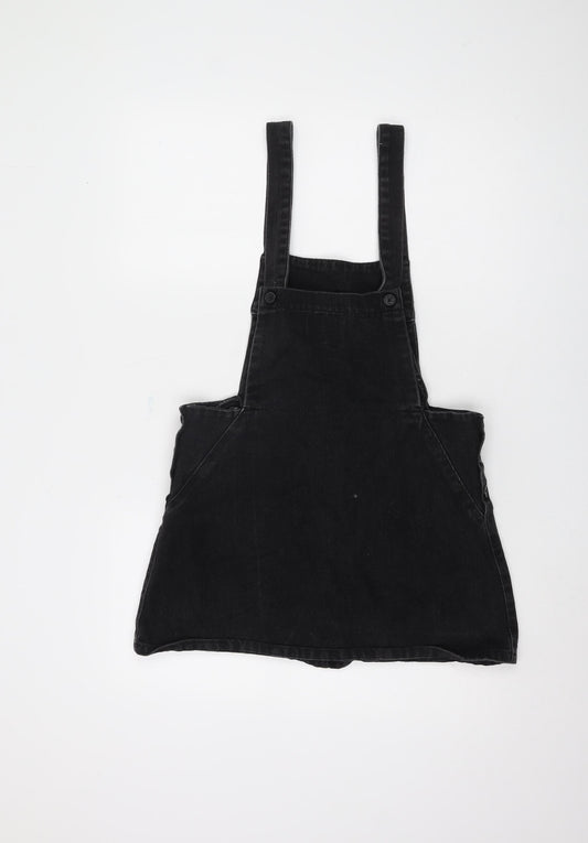 Zara Women's Black Pinafore Dress S