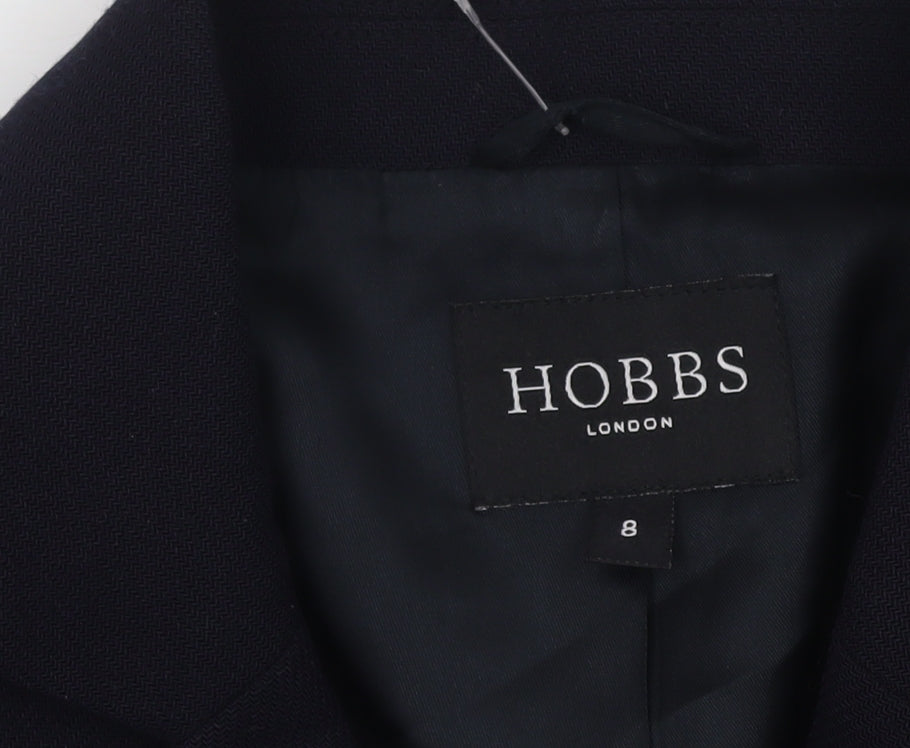 Hobbs Women's Black Slim Fit Suit Jacket, Size 8