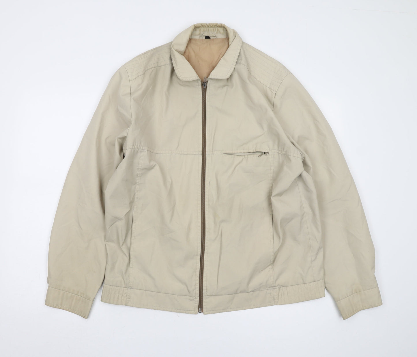 Mens UK Size L Grendale Beige Basic Jacket