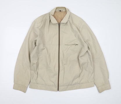 Mens UK Size L Grendale Beige Basic Jacket