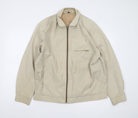 Mens UK Size L Grendale Beige Basic Jacket
