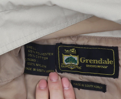 Mens UK Size L Grendale Beige Basic Jacket