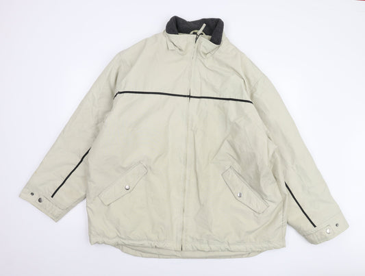Mens UK Size XL Mudie Beige Basic Jacket