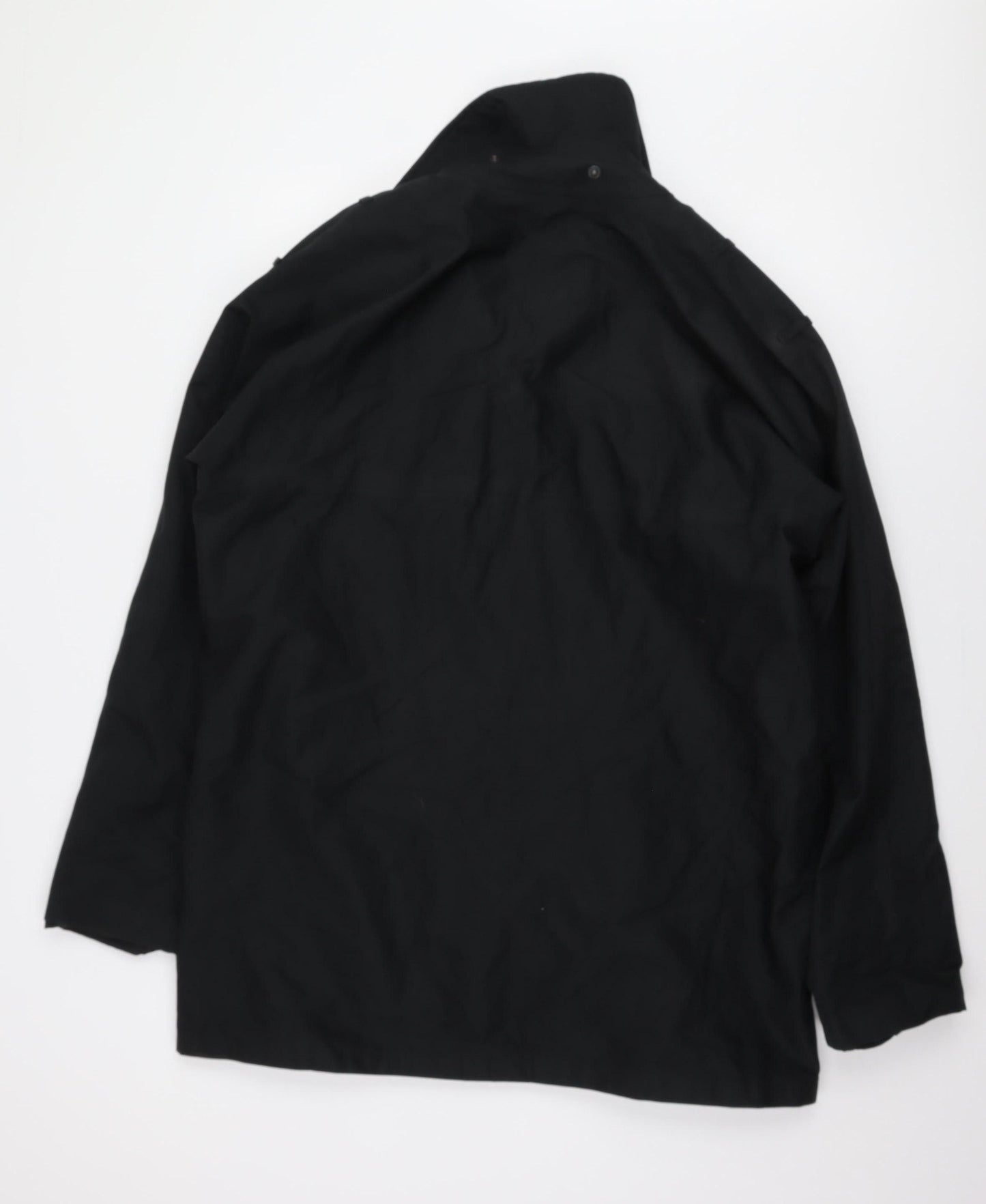 Mens UK Size L L.A. Corporate Black Parka Coat