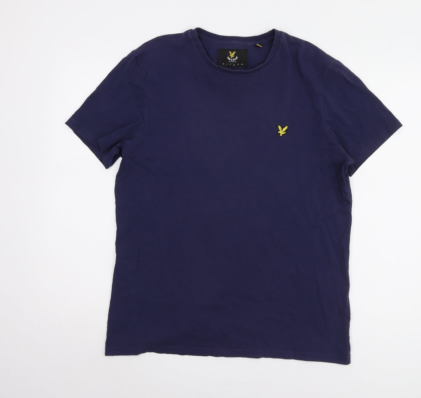 Lyle & Scott Men’s Blue T-Shirt Size L Short Sleeve