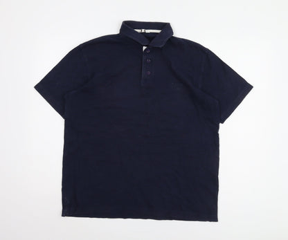 Cotton Traders Men's Blue Polo Shirt M