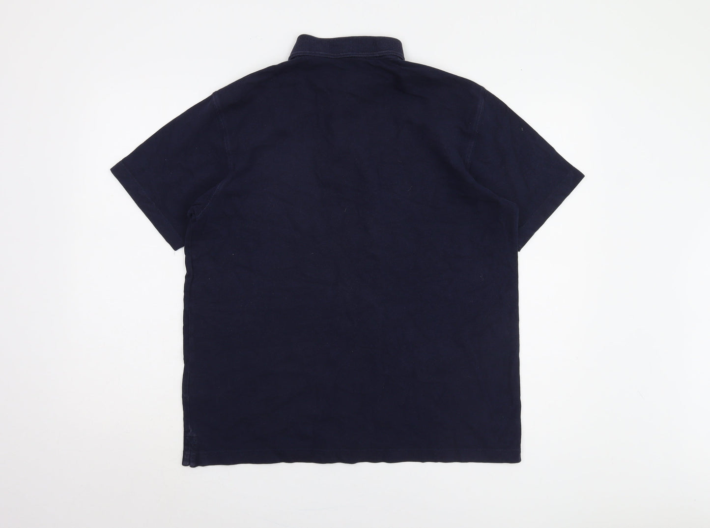 Cotton Traders Men's Blue Polo Shirt M