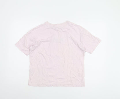 Pineapple Women’s Pink XS Embroidered T-Shirt