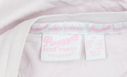 Pineapple Women’s Pink XS Embroidered T-Shirt