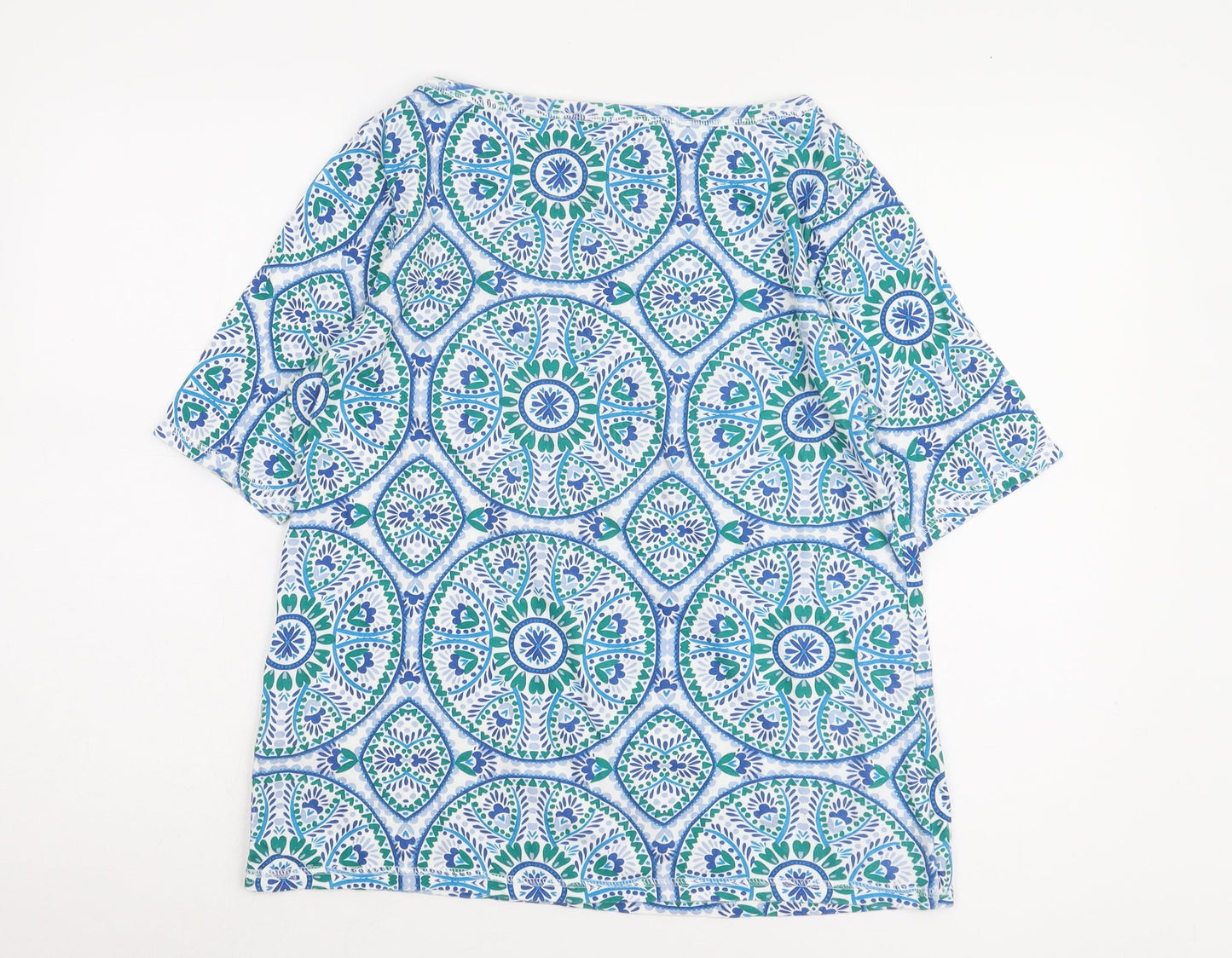 Womens UK Size 18 Marks and Spencer Multicoloured Basic Blouse