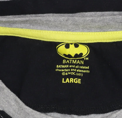 Mens UK Size L Batman Black  T-Shirt