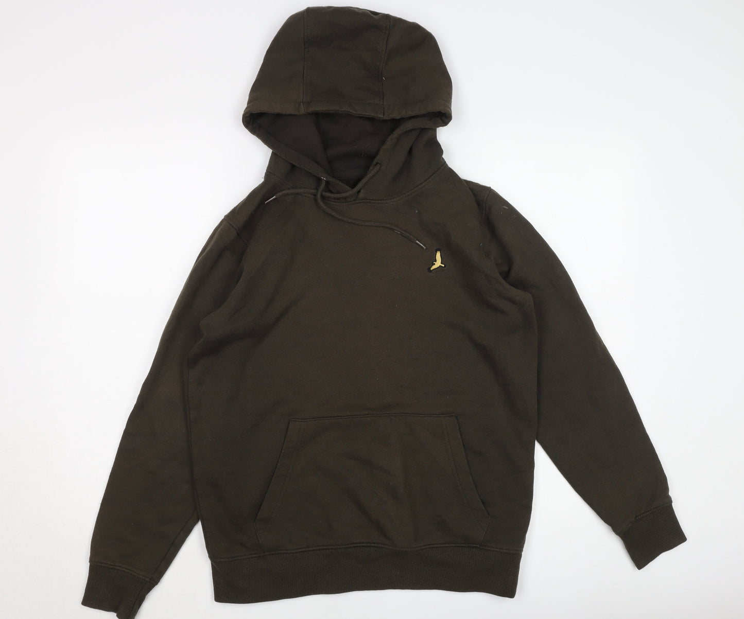 Mens UK Size M Brave Soul Green Pullover Hoodie