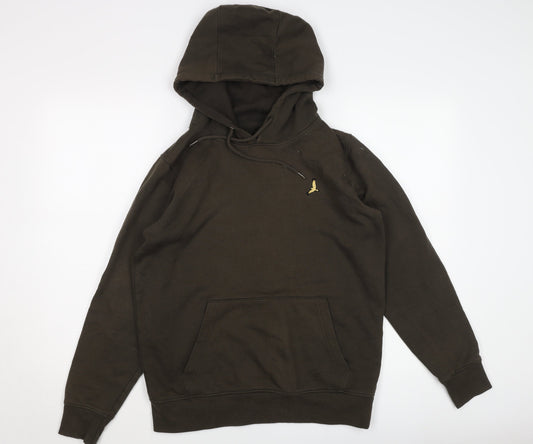 Mens UK Size M Brave Soul Green Pullover Hoodie