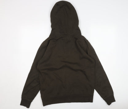 Mens UK Size M Brave Soul Green Pullover Hoodie