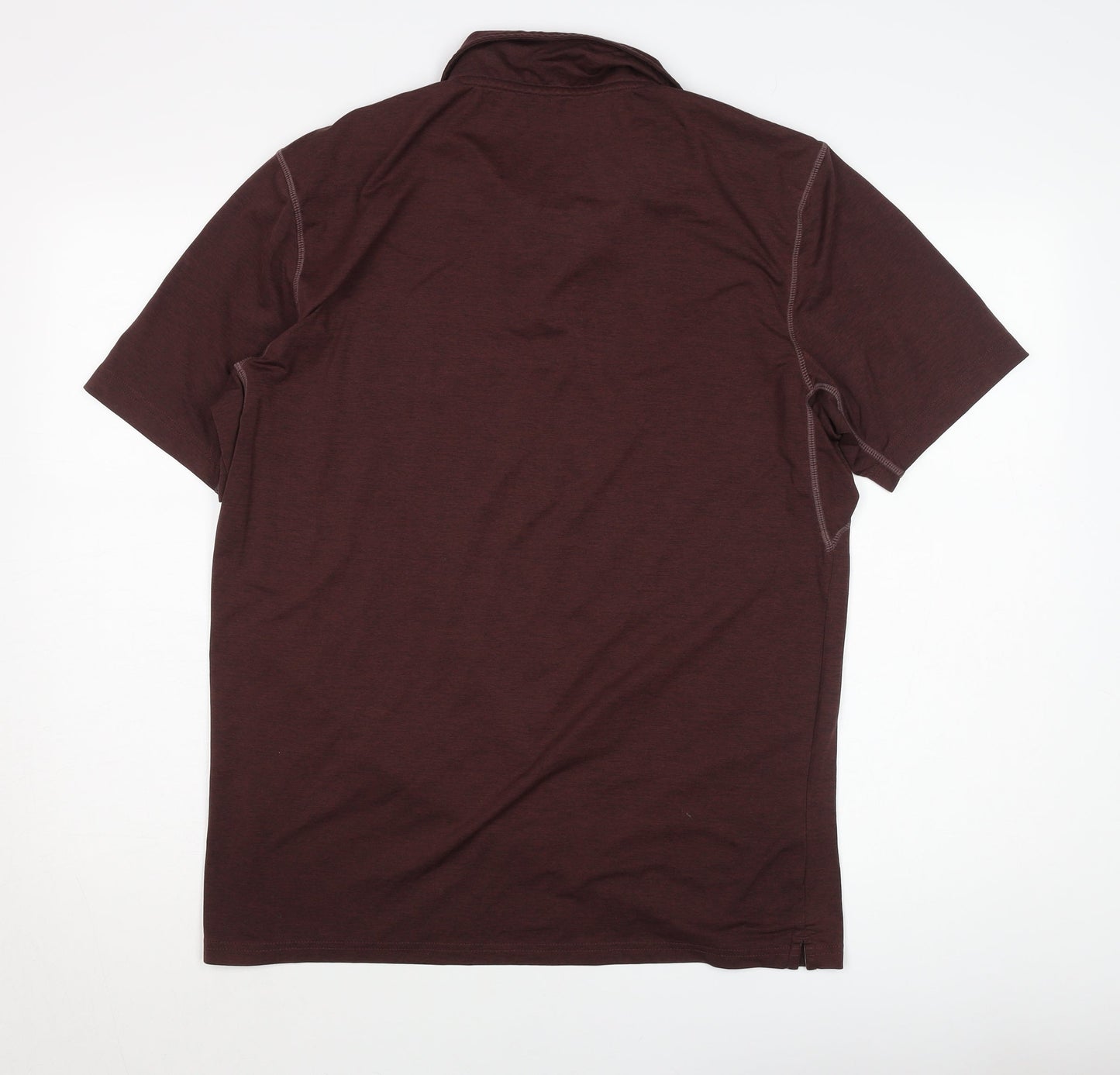 Calvin Klein Men's Brown Polo Shirt L Golf Style