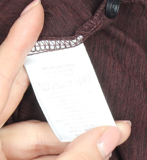 Calvin Klein Men's Brown Polo Shirt L Golf Style