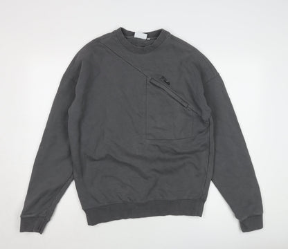 Mens UK Size S FILA Grey Pullover Sweatshirt