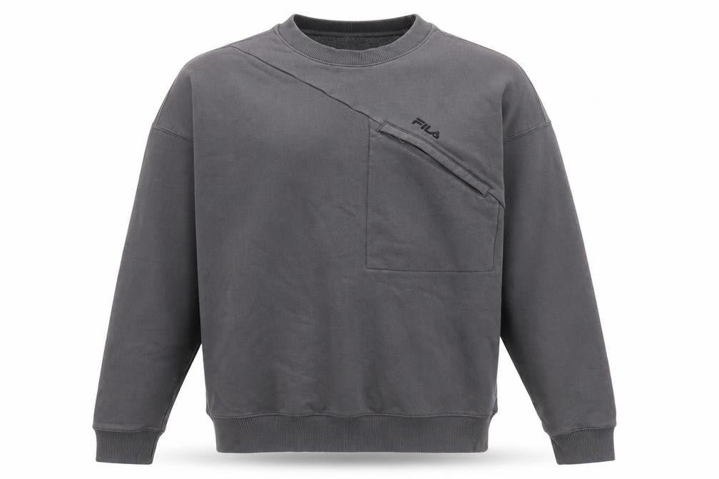 Mens UK Size S FILA Grey Pullover Sweatshirt
