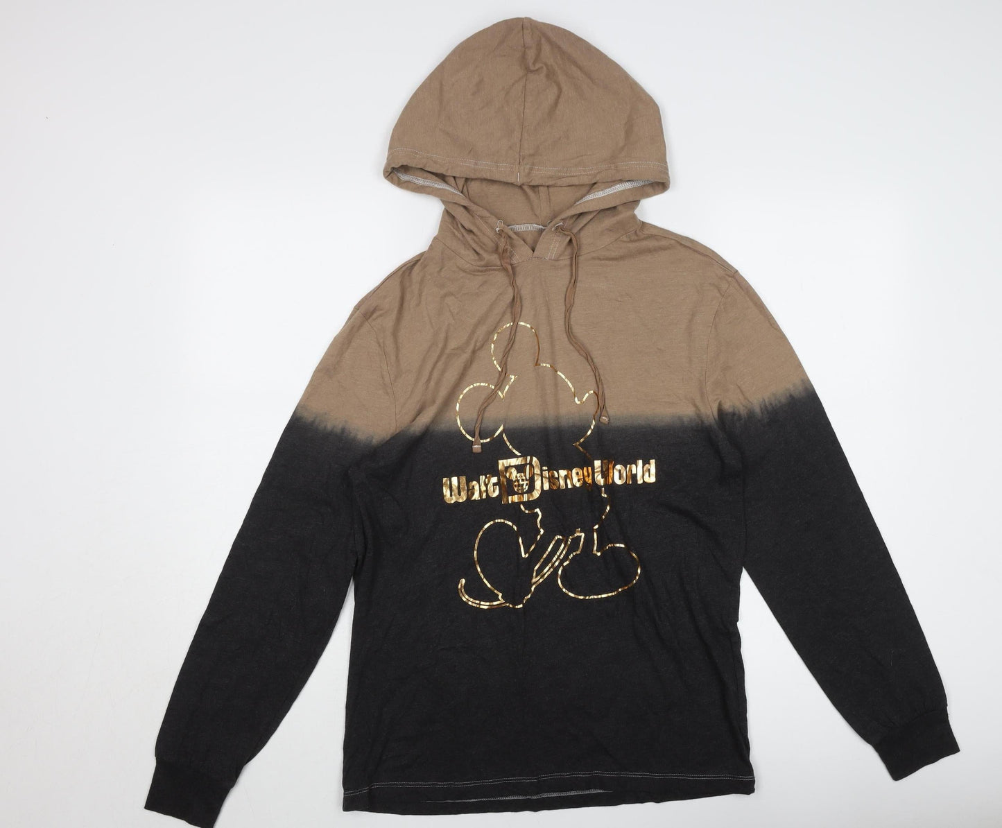 Womens UK Size S Disney Brown Pullover Hoodie