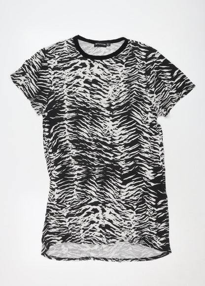 PrettyLittleThing Women's Black T-Shirt Dress, Size 10