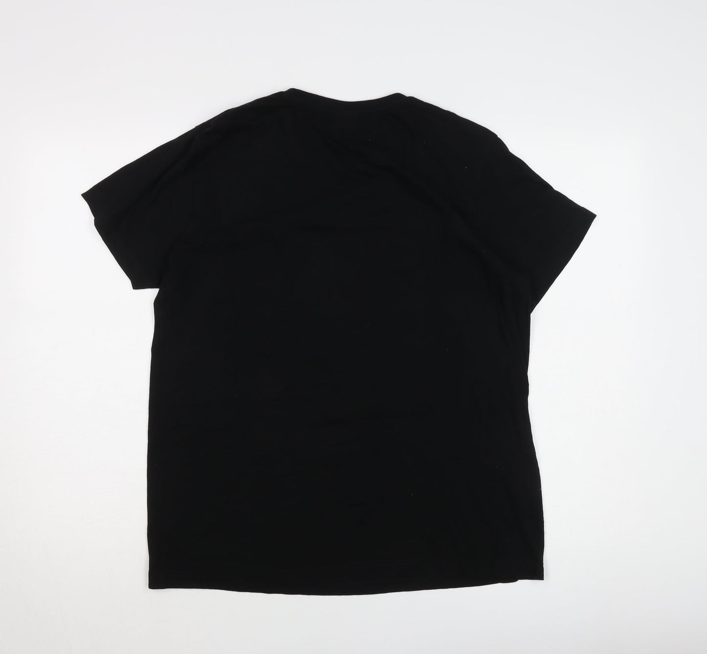 Clique Men's Black Graphic T-Shirt - Size L