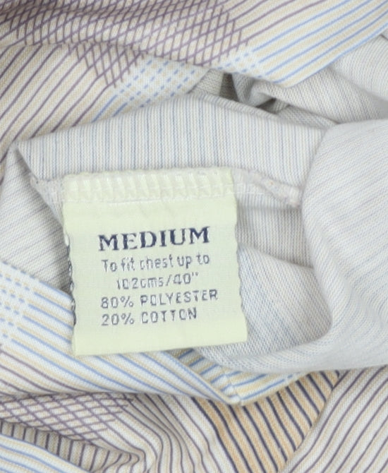 Pegasus Men's Multicoloured Check Polo Shirt M