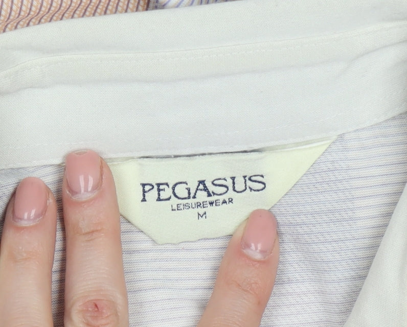 Pegasus Men's Multicoloured Check Polo Shirt M