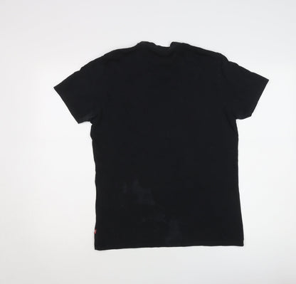 Levi's Men's Black Logo Graphic T-Shirt Medium