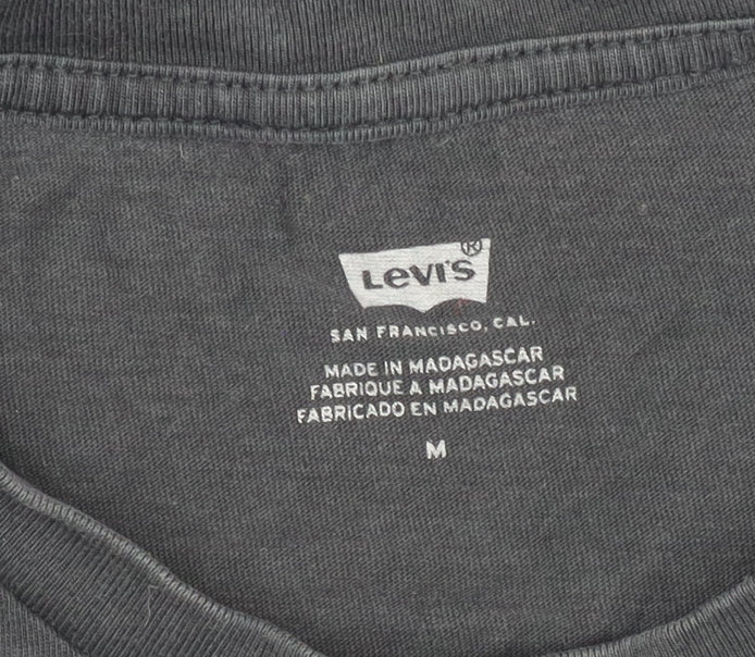 Levi's Men's Black Logo Graphic T-Shirt Medium