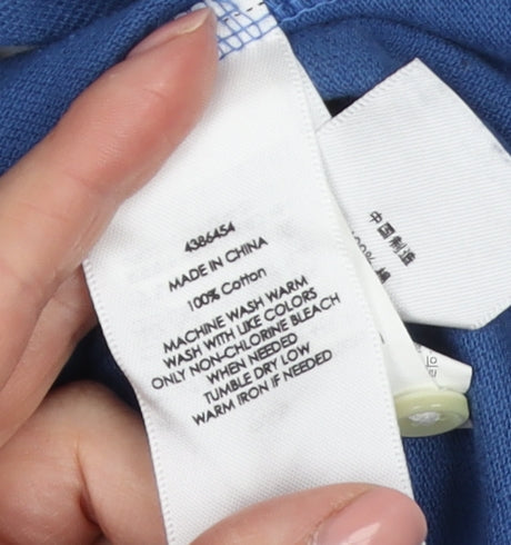 Ralph Lauren Men's Blue Long Sleeve Polo Shirt S