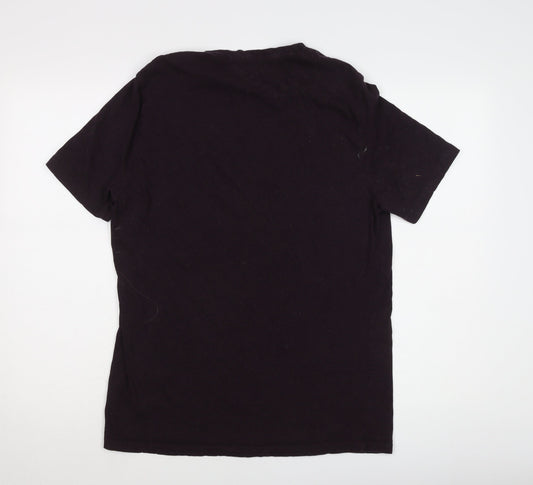 Next Men's Black Crew Neck T-Shirt L