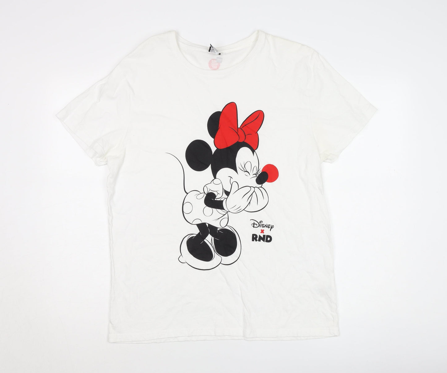 Unisex Adults UK Size L Comic Relief White  T-Shirt