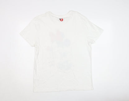 Unisex Adults UK Size L Comic Relief White  T-Shirt
