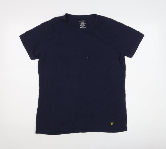 Lyle & Scott Men's Blue Crew Neck T-Shirt L
